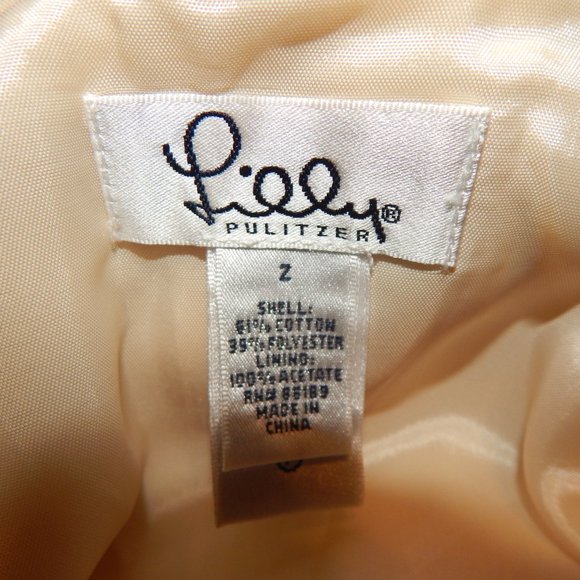 LILLY PULITZER size 2 Pearl Satin Skirt - Picture 2 of 9